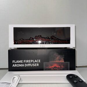 White Flame Fireplace Aroma Diffuser